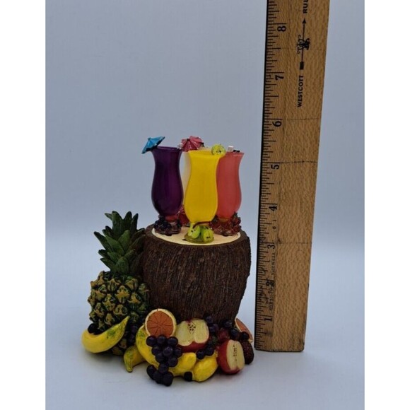 Vintage Resin Spreader Set - Coconut Base Mixed Fruit & Tropical Drink Spreaders - Picture 7 of 16